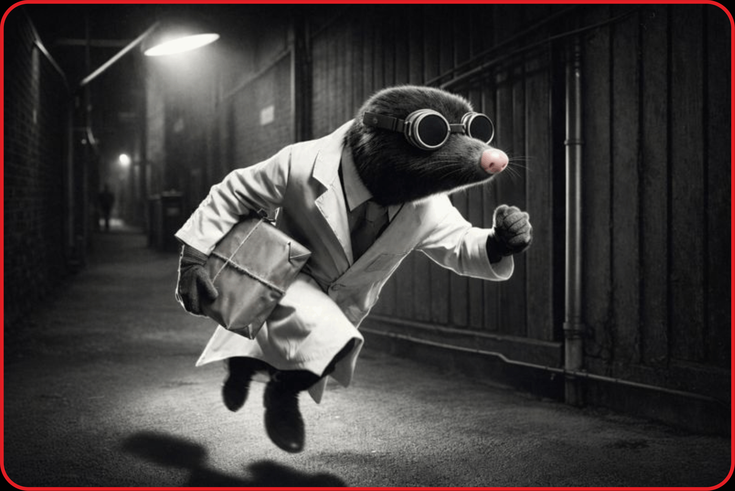 Titelbild Dr Mole ist auf der Flucht